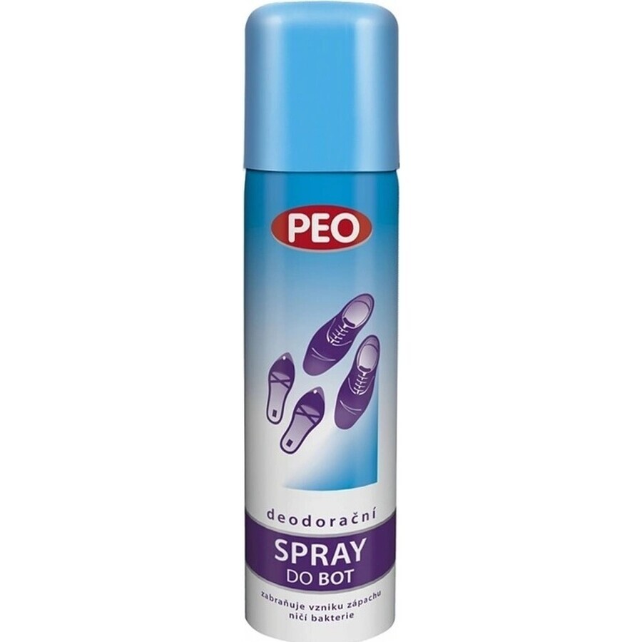 Spray pour chaussures PEO 1×150 ml, spray pour chaussures