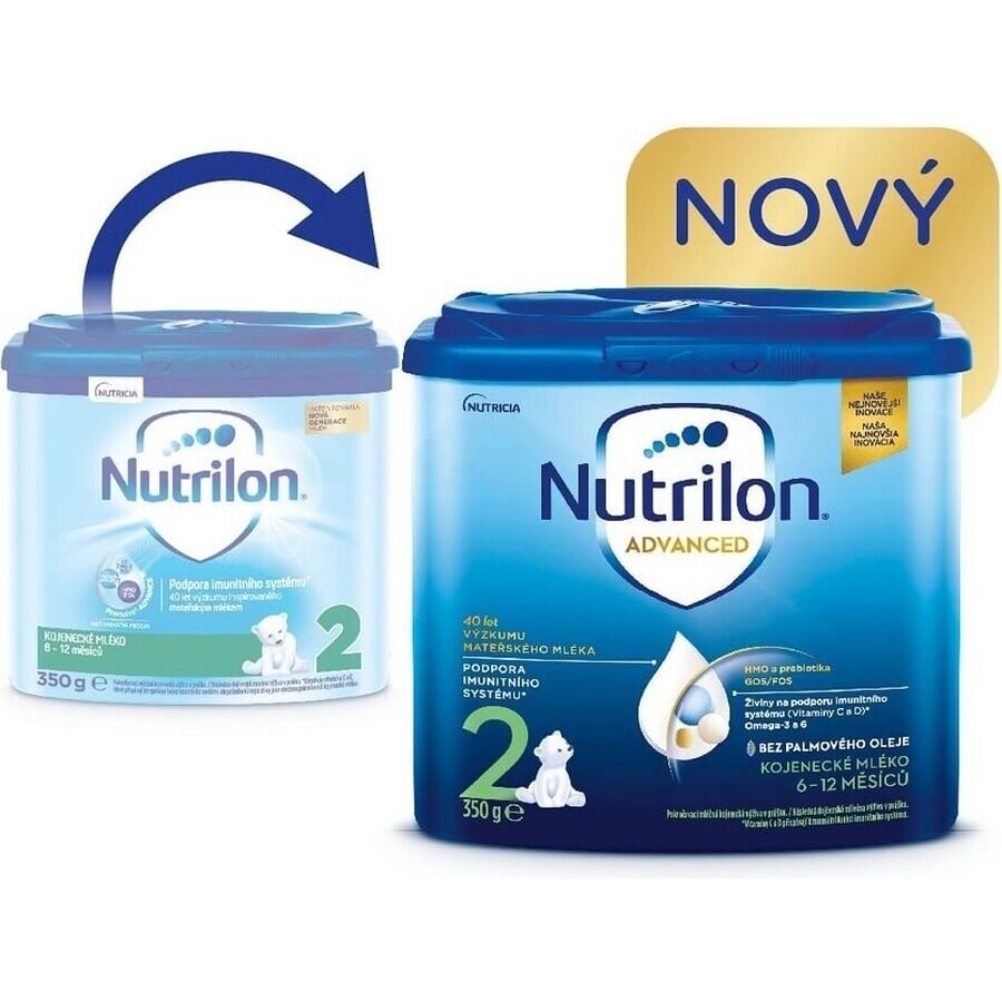 Nutrilon Advanced 2 1×350 g, lait maternisé pour nourrissons