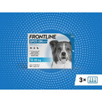 FRONTLINE spot-on for DOG M 3 x 1,34 ml 3x1,34 ml, solution for dogs