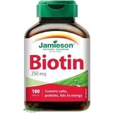 JAMIESON BIOTIN 250 µg 1×100 tbl, biotin