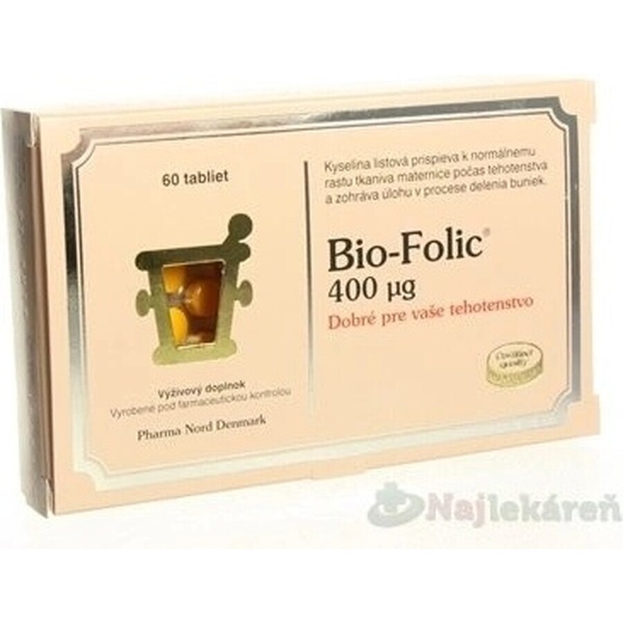 PHARMA NORD BIO-FOLIC 1×60 tbl, supliment alimentar