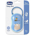 CHICCO Boîte à sucettes Easy Box Double - Garçon 1×1 pc