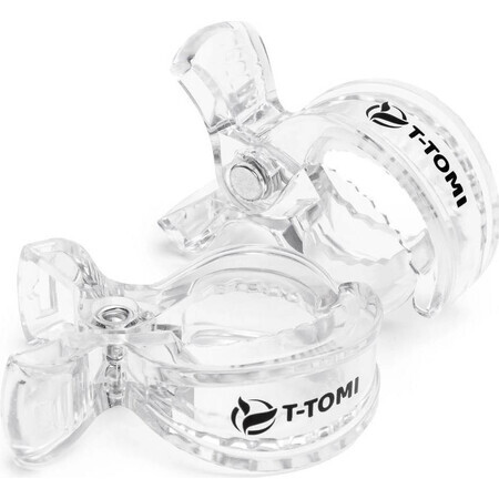 T-TOMI Clip Clear 1×2 pcs, clip pour landau