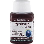 MedPharma PYRIDOXIN 20 mg (vitamina B6) 1×37 tbl, 30+7 gratis