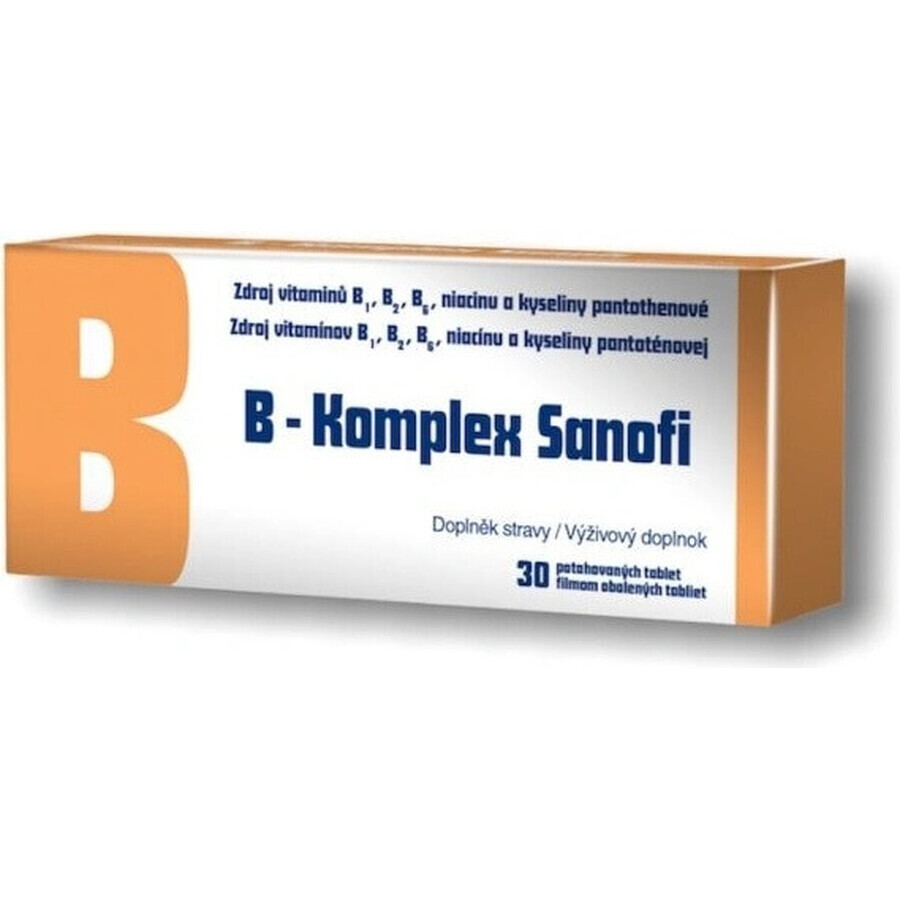 B-Komplex Zentiva 30 tbl 1×30 tbl, vitamina B