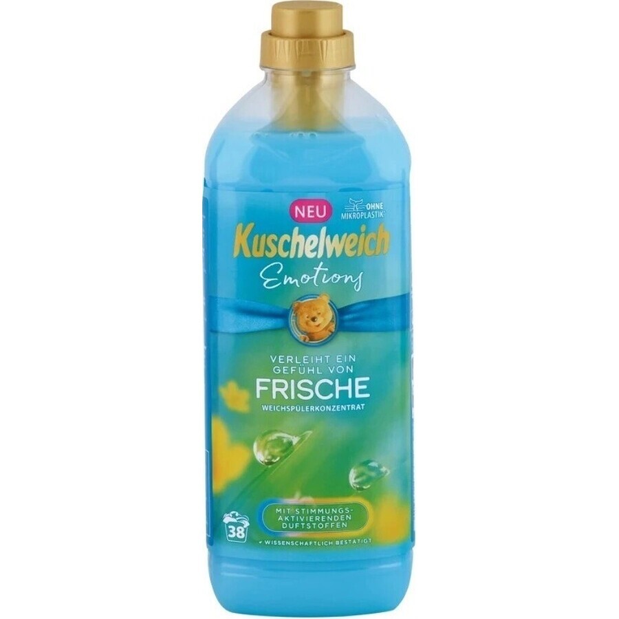 Kuschelweich Weichspüler - Emotions blau, 38 Wäschen 1×1 l, Weichspüler