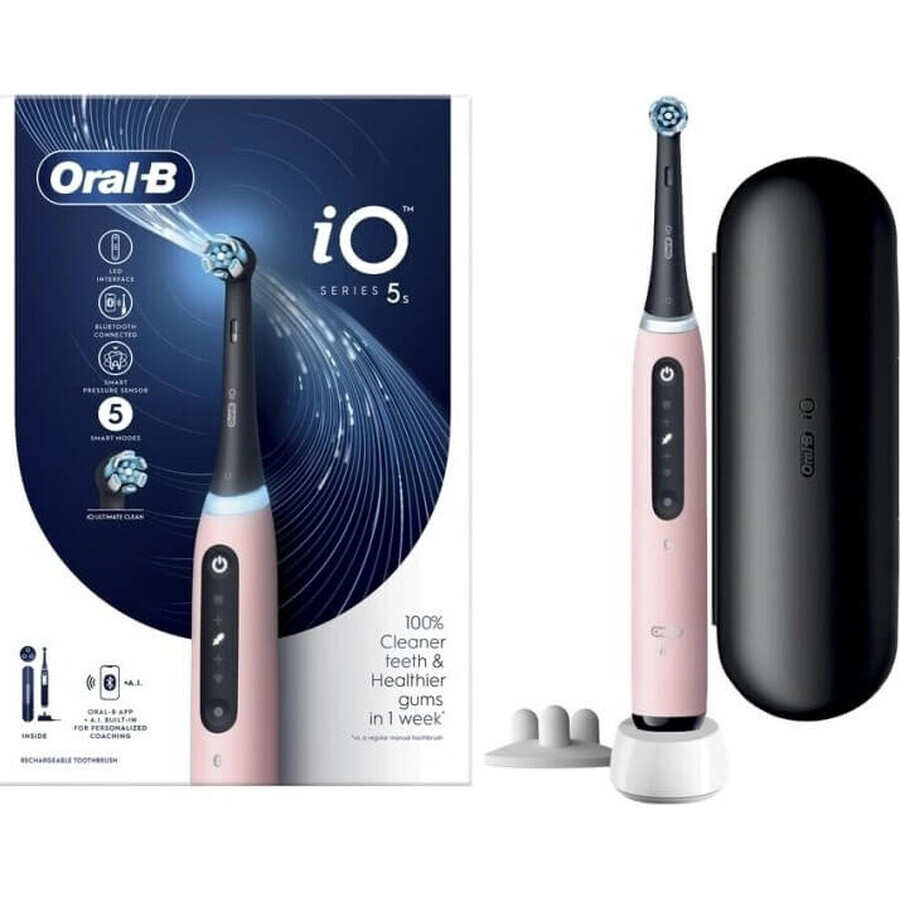 Brosse à dents Oral-B iO Series 6 Pink 1×1, brosse à dents électrique