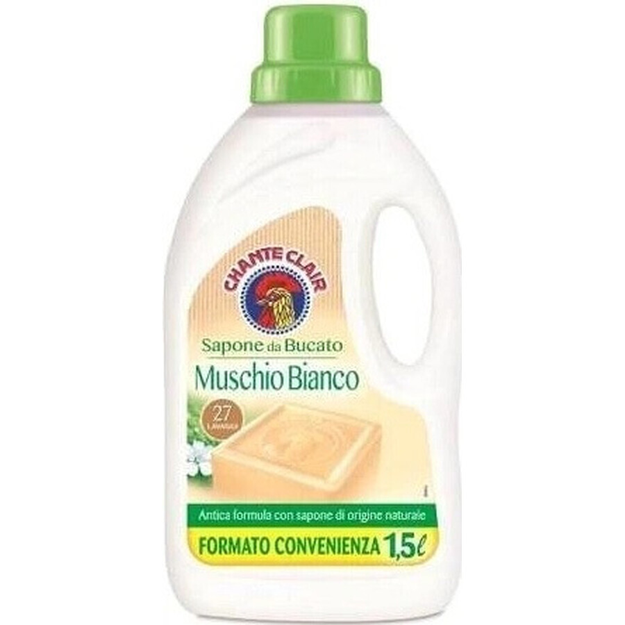 Chanteclair Muschio Bianco 27P 1×1500 ml Chanteclair Muschio Bianco 27P 1×1500 ml liquid laundry soap