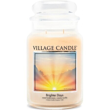 Village Candle Bougie parfumée en verre - Brighter Days - Brighter Days, large 1×1 pc