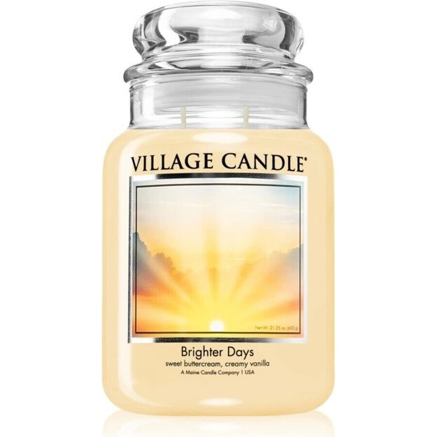 Village Candle Bougie parfumée en verre - Brighter Days - Brighter Days, large 1×1 pc