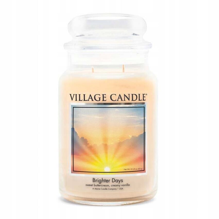 Village Candle Bougie parfumée en verre - Brighter Days - Brighter Days, large 1×1 pc