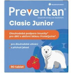 Neuraxpharm Preventan Clasic Junior, goût fraise, 90 tbl 1×90 tbl, complément alimentaire