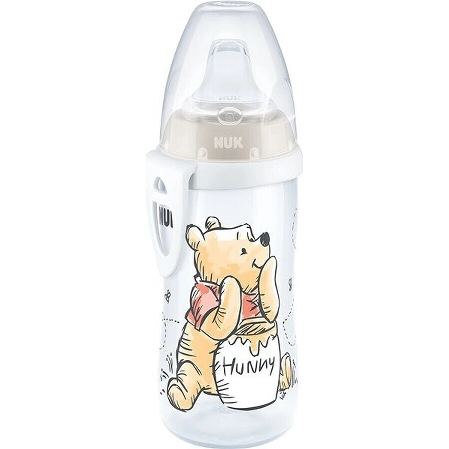 NUK FC Flasche PP Active Cup DISNEY - Winnie the Pooh 1×1 Stück, Trinkflasche 300 ml