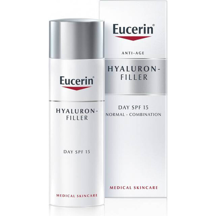 Eucerin HYALURON-FILLER cremă de zi antirid 1×50 ml, pentru ten normal și mixt