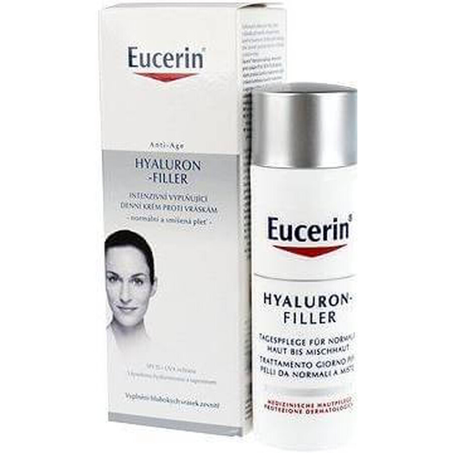 Eucerin HYALURON-FILLER cremă de zi antirid 1×50 ml, pentru ten normal și mixt