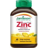 JAMIESON ZINOK LOZENGES WITH VITAMINS C and D3 Lozenges with lemon flavor 1x60 pcs