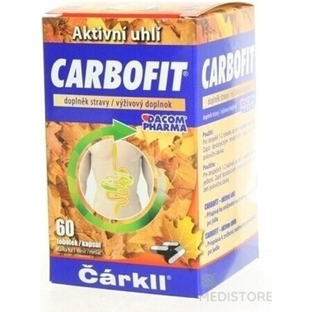 CARBOFIT Cărbune 1×60 cps, cărbune activ