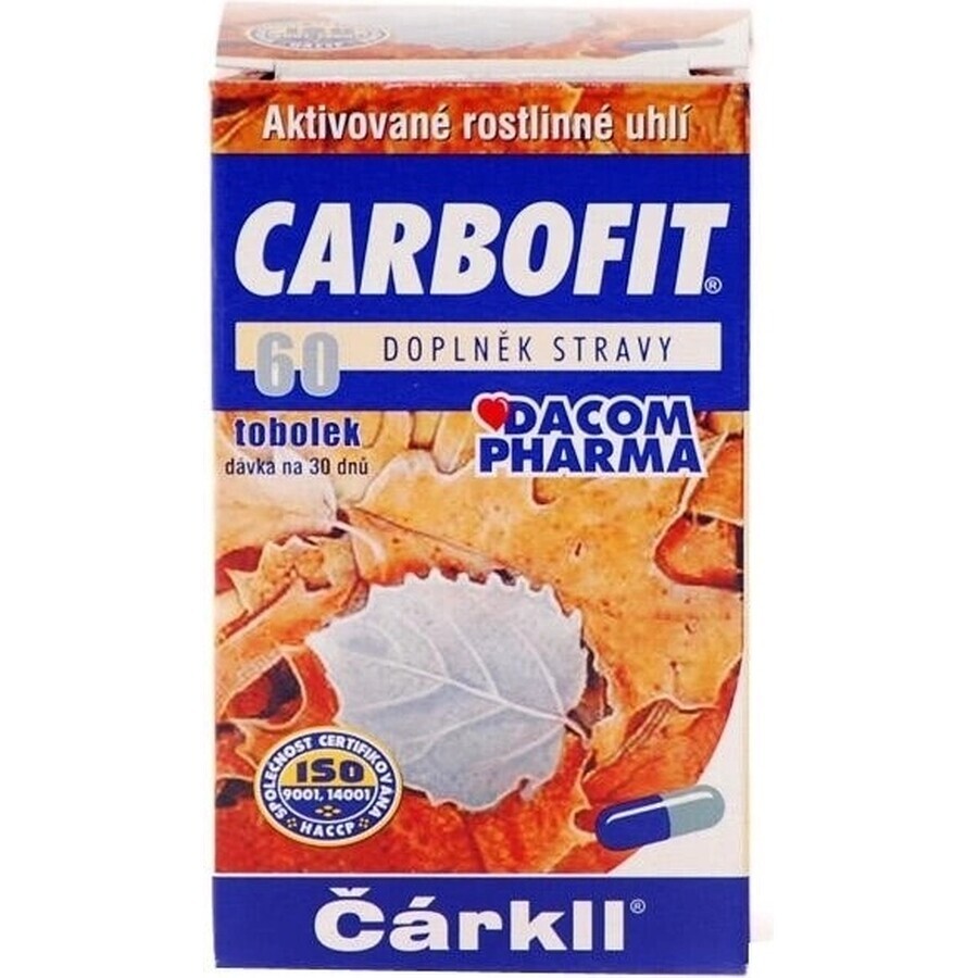 CARBOFIT Cărbune 1×60 cps, cărbune activ