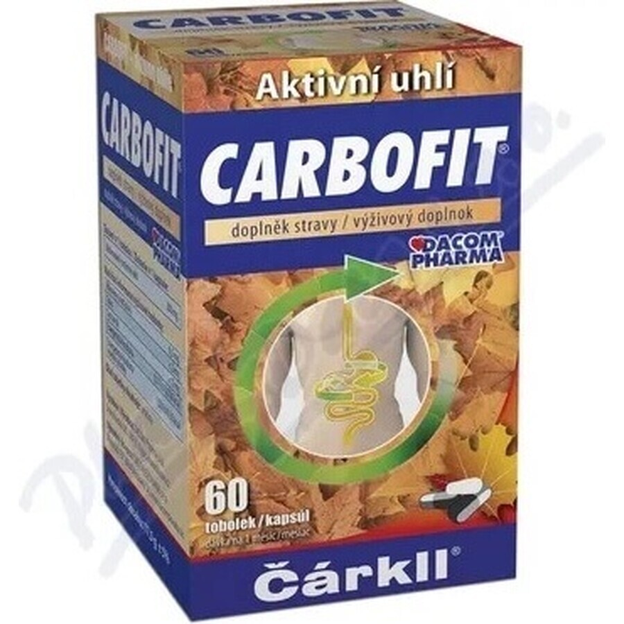 CARBOFIT Cărbune 1×60 cps, cărbune activ