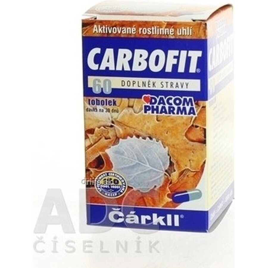 CARBOFIT Cărbune 1×60 cps, cărbune activ