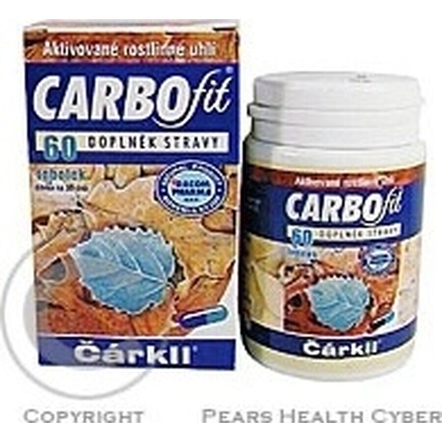 CARBOFIT Cărbune 1×60 cps, cărbune activ