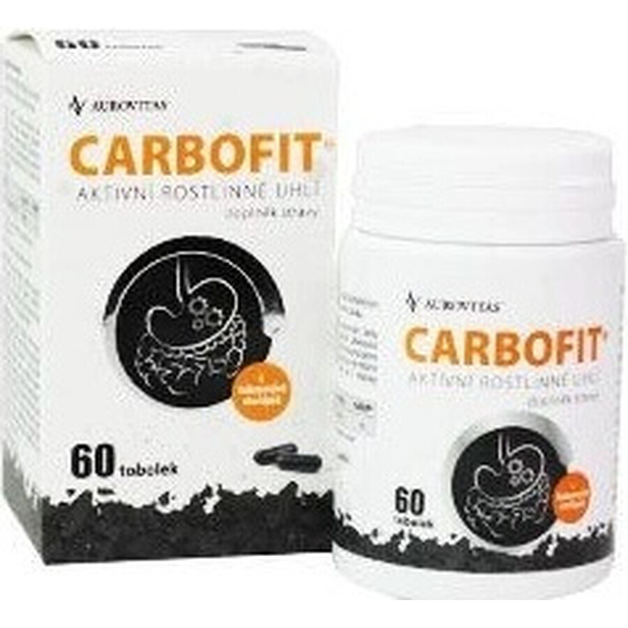 CARBOFIT Cărbune 1×60 cps, cărbune activ