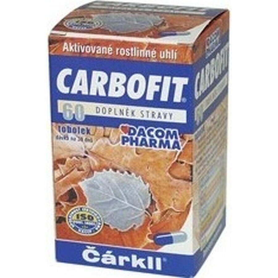 CARBOFIT Cărbune 1×60 cps, cărbune activ