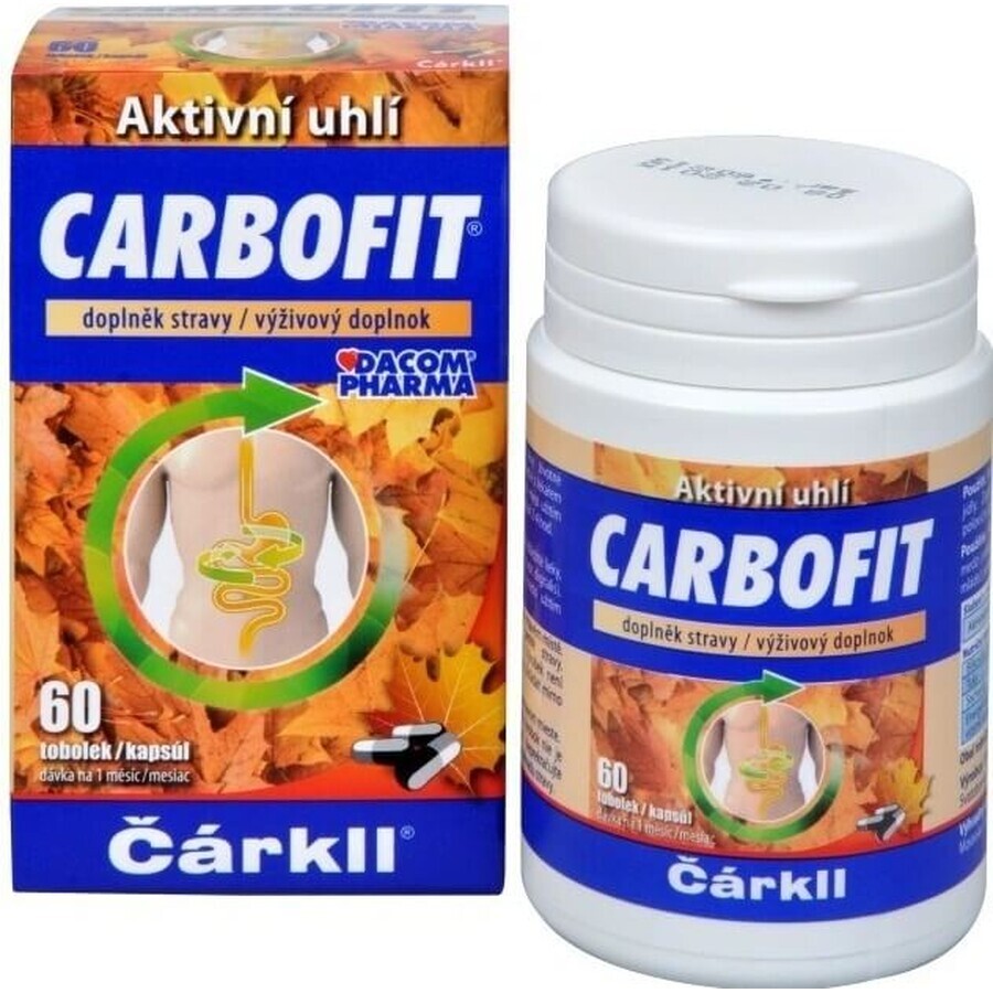 CARBOFIT Cărbune 1×60 cps, cărbune activ