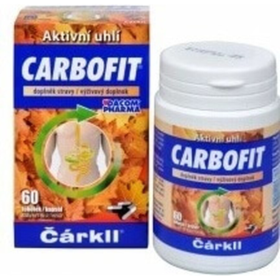 CARBOFIT Cărbune 1×60 cps, cărbune activ