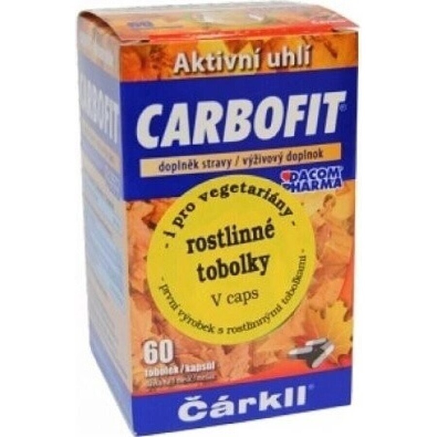 CARBOFIT Cărbune 1×60 cps, cărbune activ