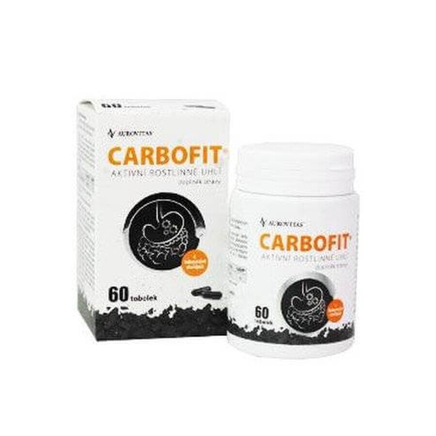 CARBOFIT Cărbune 1×60 cps, cărbune activ