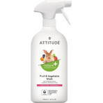 ATTITUDE Ongeparfumeerde Groente- en Fruitwasmiddel Spray 1×800 ml , fruitwasmiddel