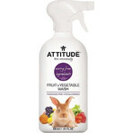 ATTITUDE Ongeparfumeerde Groente- en Fruitwasmiddel Spray 1×800 ml , fruitwasmiddel