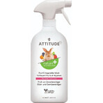 ATTITUDE Ongeparfumeerde Groente- en Fruitwasmiddel Spray 1×800 ml , fruitwasmiddel