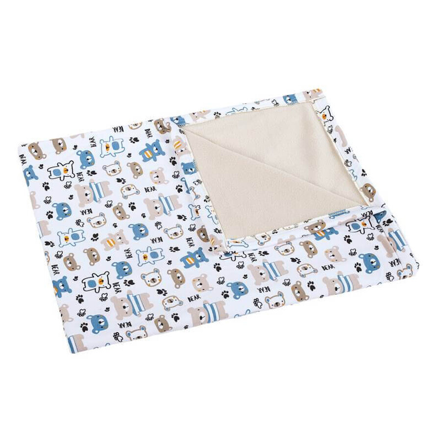 Children's blanket BÁRA 5284/426 75x100 beige/mackovia 1×1 pc, baby blanket