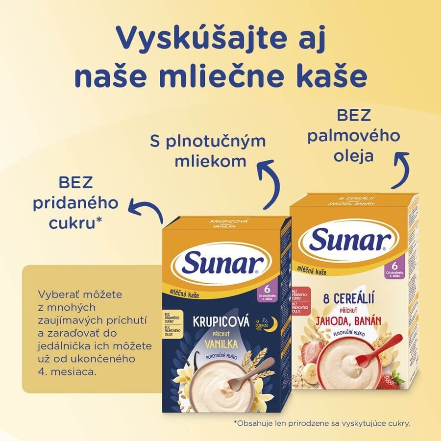 Sunar Complex 2 6×600 g, leche infantil, a partir de 6 meses