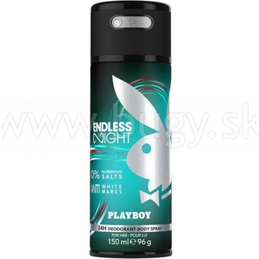 Playboy Endless Night Voor Hem Deo 150ml 1×150ml, deodorant