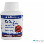 MedPharma FIER 20MG + Vit. C 1×37 tbl, Eisen