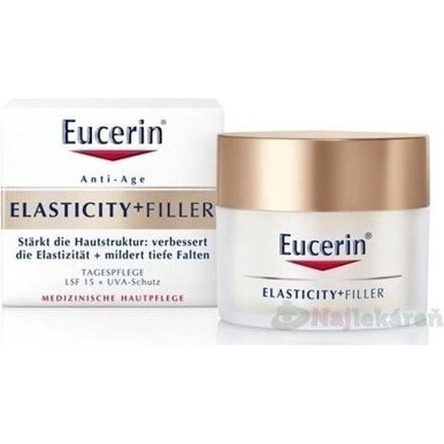 Eucerin HYALURON-FILLER+ELASTICITY day cream 1×50 ml, fills deep wrinkles