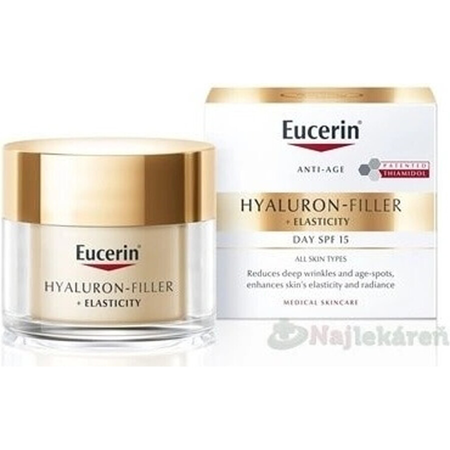 Eucerin HYALURON-FILLER+ELASTICITY day cream 1×50 ml, fills deep wrinkles