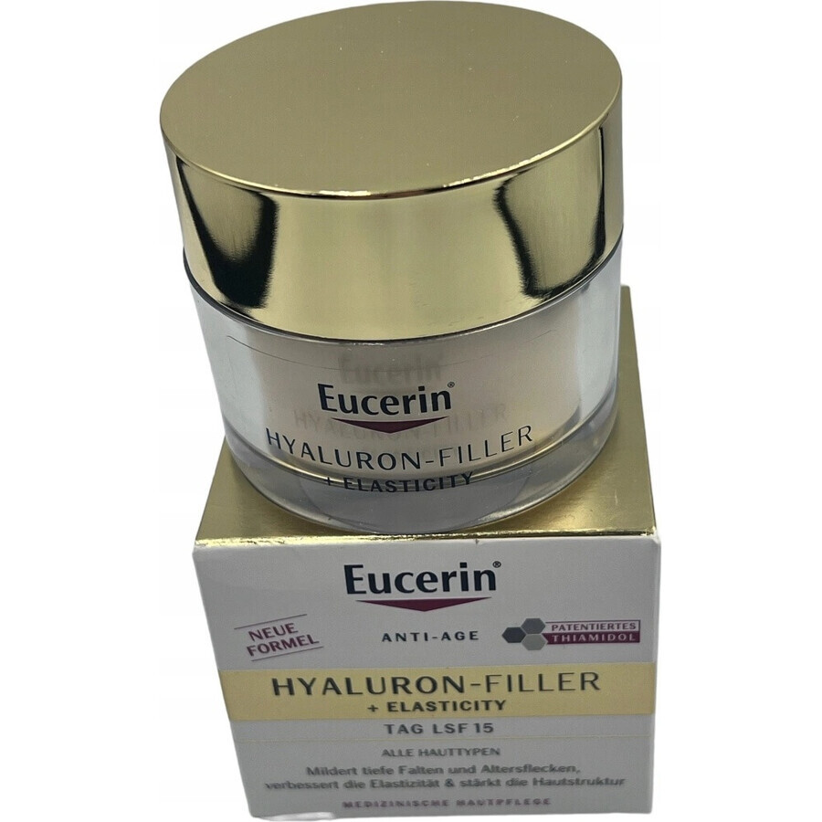 Eucerin HYALURON-FILLER+ELASTICITY day cream 1×50 ml, fills deep wrinkles