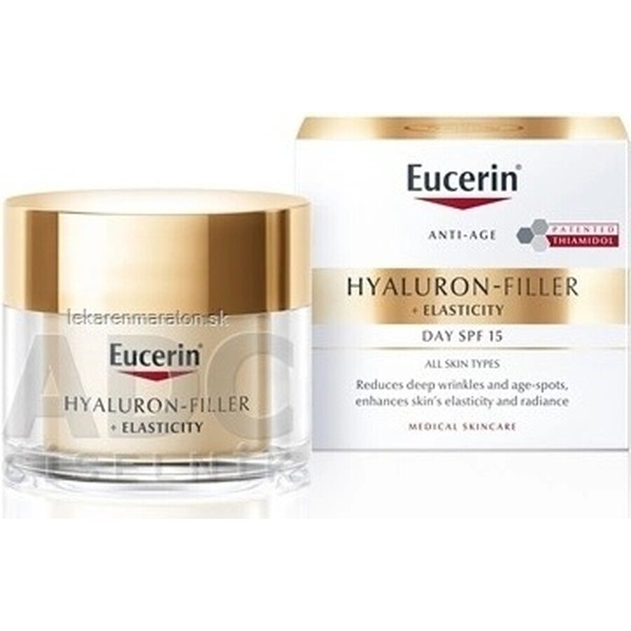 Eucerin HYALURON-FILLER+ELASTICITY day cream 1×50 ml, fills deep wrinkles