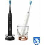 Philips Sonicare 9000 DiamondClean HX9914/57 1+1 2 x 2 piezas cepillos dentales eléctricos sónicos 1×2, cepillo dental sónico