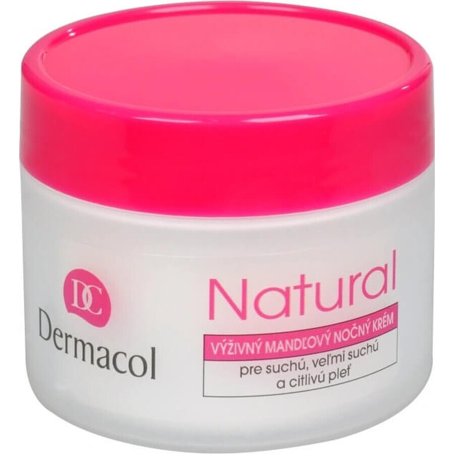 DERMACOL NATURAL Crème de nuit à l'amande 1×50 ml, crème de nuit