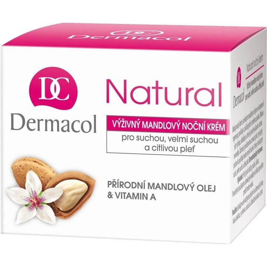 DERMACOL NATURAL Crème de nuit à l'amande 1×50 ml, crème de nuit