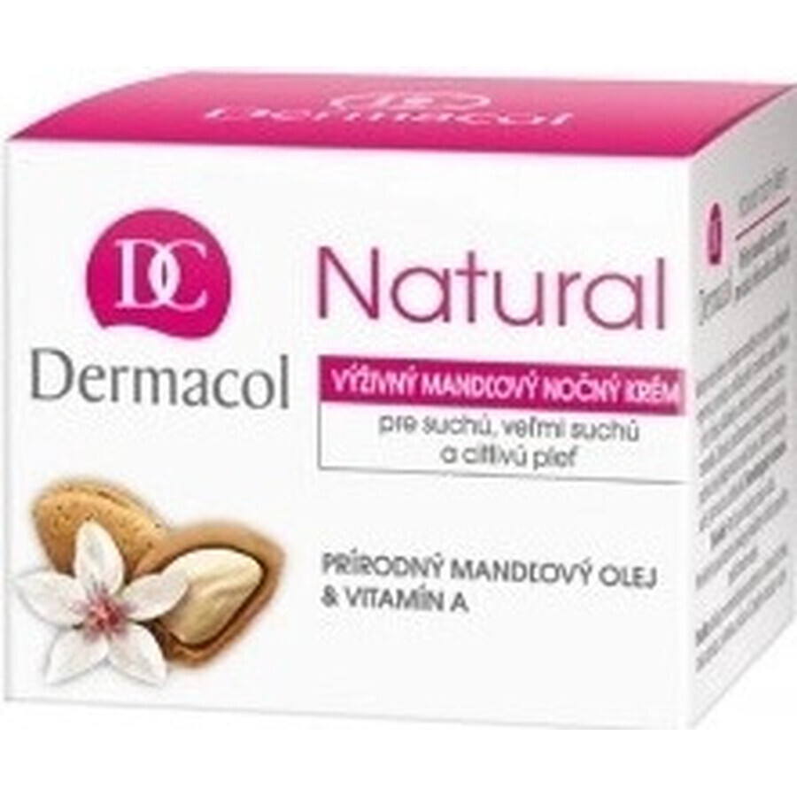 DERMACOL NATURAL Crème de nuit à l'amande 1×50 ml, crème de nuit