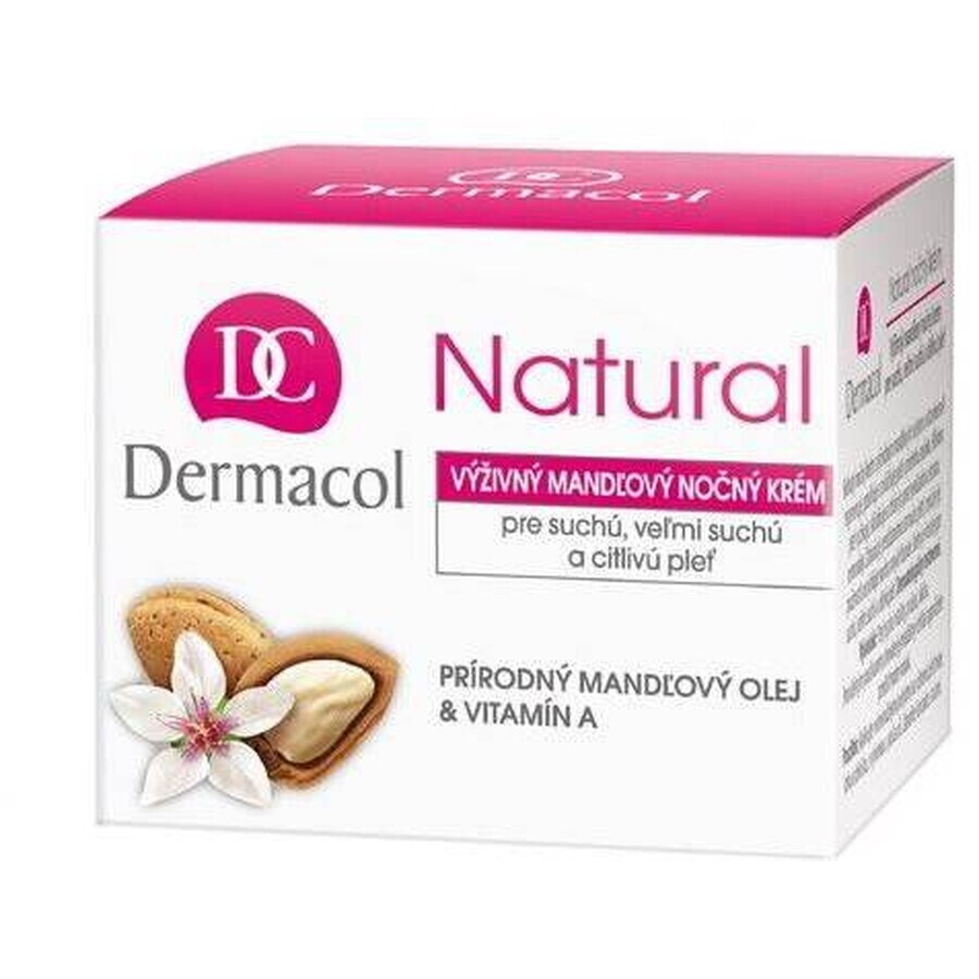 DERMACOL NATURAL Crème de nuit à l'amande 1×50 ml, crème de nuit