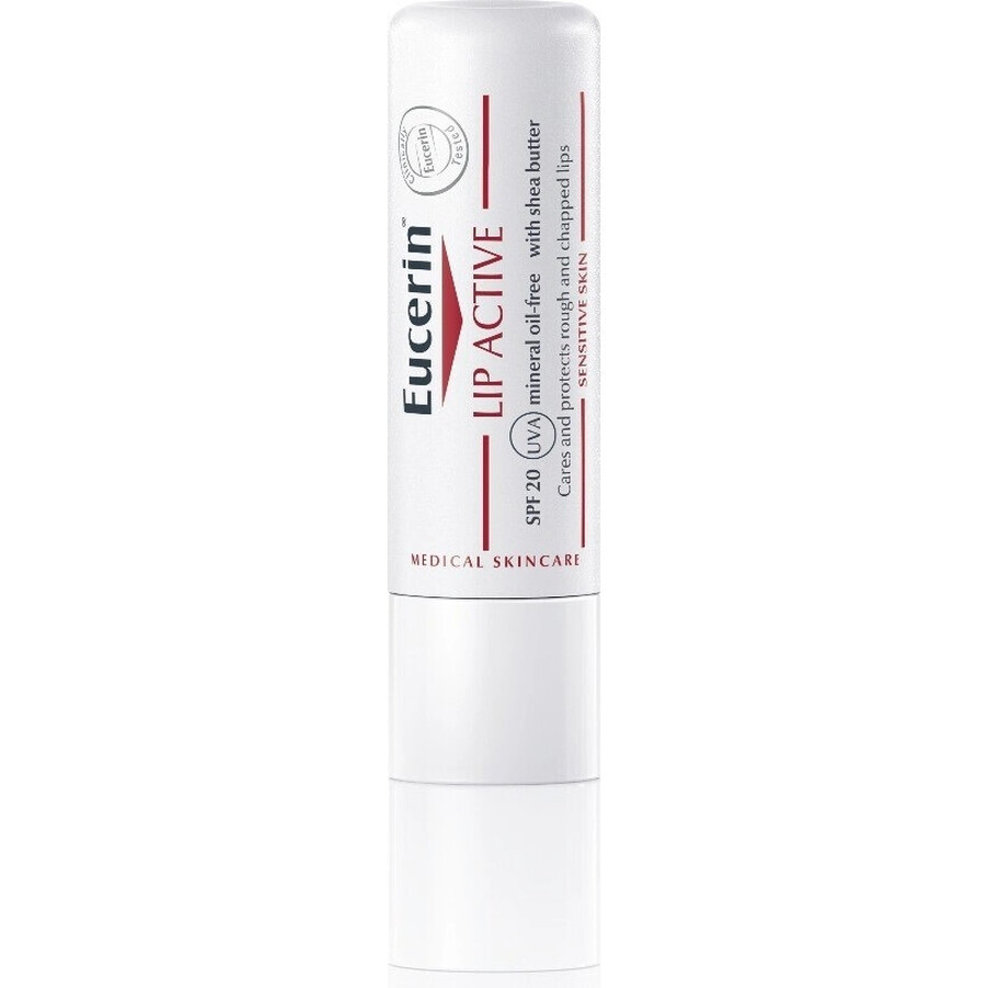 Eucerin LIP AKTIV lip stick 1×4.8 g, înmoaie buzele