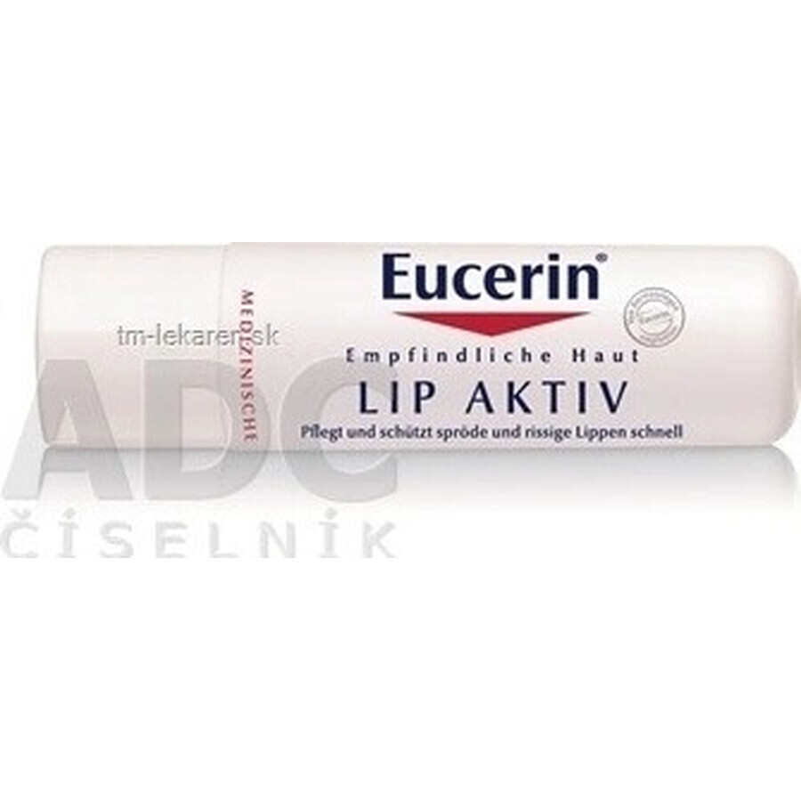 Eucerin LIP AKTIV lip stick 1×4.8 g, înmoaie buzele