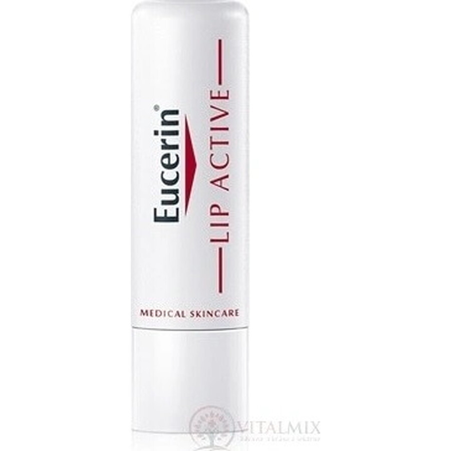 Eucerin LIP AKTIV lip stick 1×4.8 g, înmoaie buzele